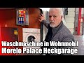 Waschmaschine in Wohnmobil Morelo Palace Heckgarage