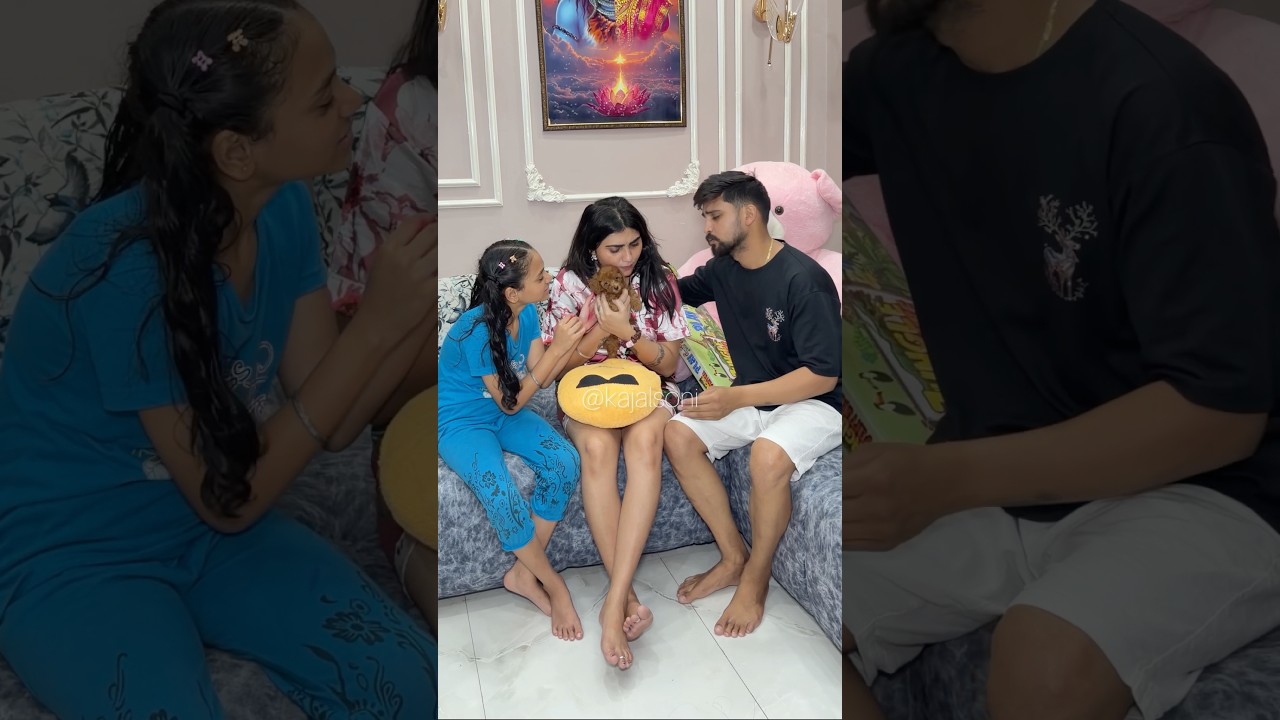 cash 🐶 ने हमको डरा दिया😱 #youtubeshorts #shorts #kajalsoni #viralvideo @Kajalsoni_vlogs