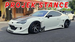 Tukar 'BELON' AirSus, Projek Fitment 'STANCE' GT86 WideBody kita 