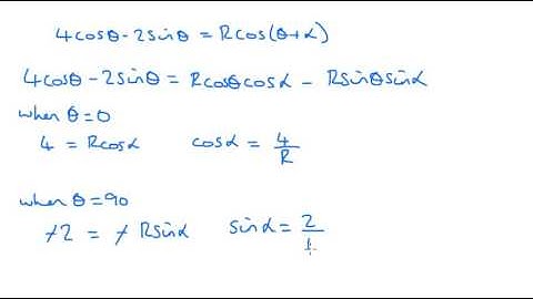 C3 June 2013 q8i - A2 Maths - Trigonometry