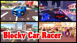 Blocky Car Racer - free racing game screenshot 3