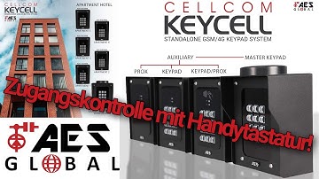 GSM-Tastatureingabesystem | Cellcom Keycell | AES Global