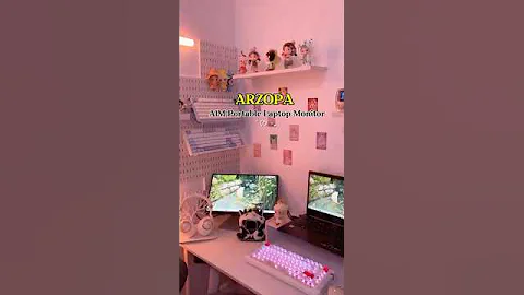 Unboxing Arzopa A1M 17.3'' Portable Monitor 💻❤️‍🔥 #arzopa #monitor #portablemonitor #desksetup