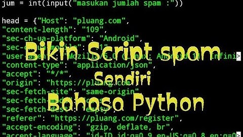 Tutorial bikin script termux sendiri | Pemrograman python