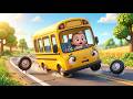 El Autobús Perdió sus Ruedas y se Escaparon 🚌 Canciones Infantiles y Rimas para Niños y Bebés
