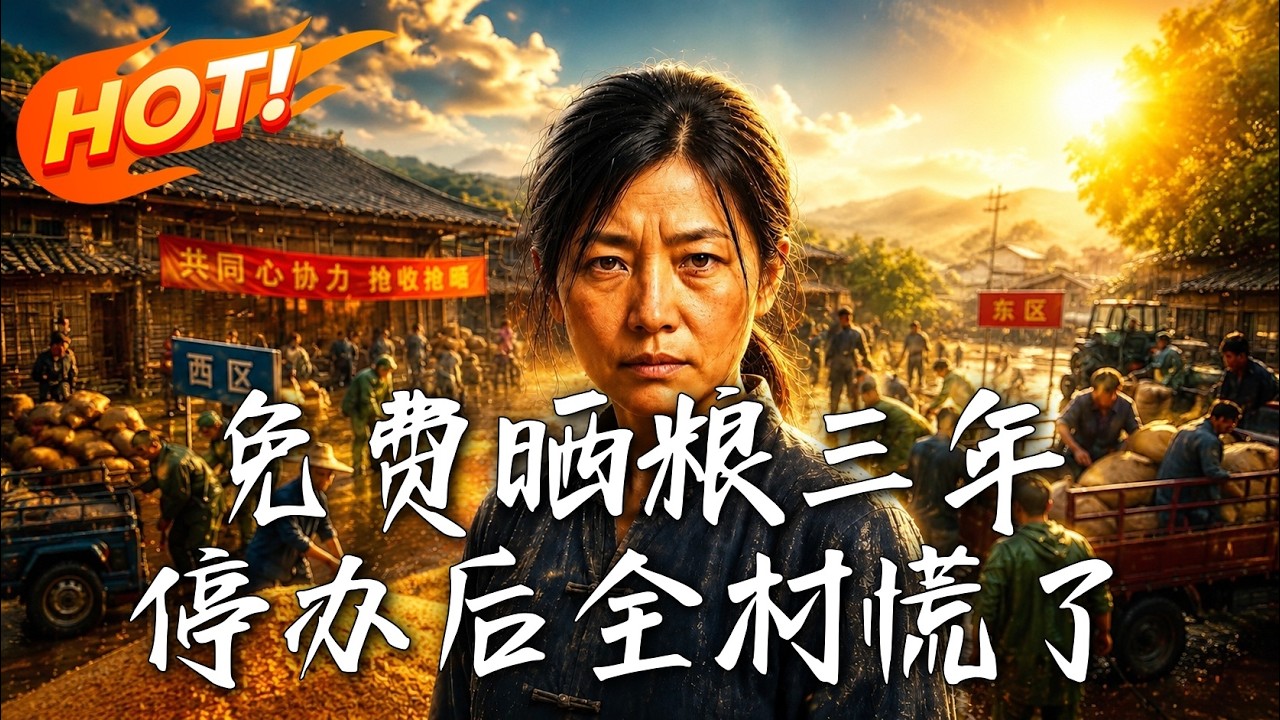 免費曬糧三年，全村跪求她歸來