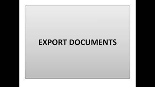Export documents, Bill of lading, shipping bill