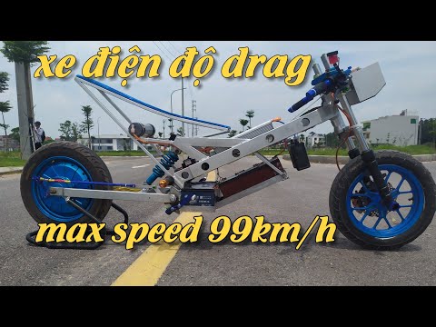 Video xe điện độ drag nhiều món đồ sáng tạo - youtube