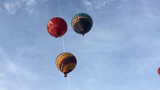 Hot air balloons in Vilnius
