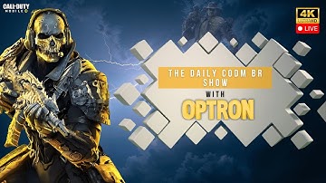 SNIPING TODAY IN TRY HARD LOBBY | COD Mobile BATTLE ROYALE Live | 4K UltraHD