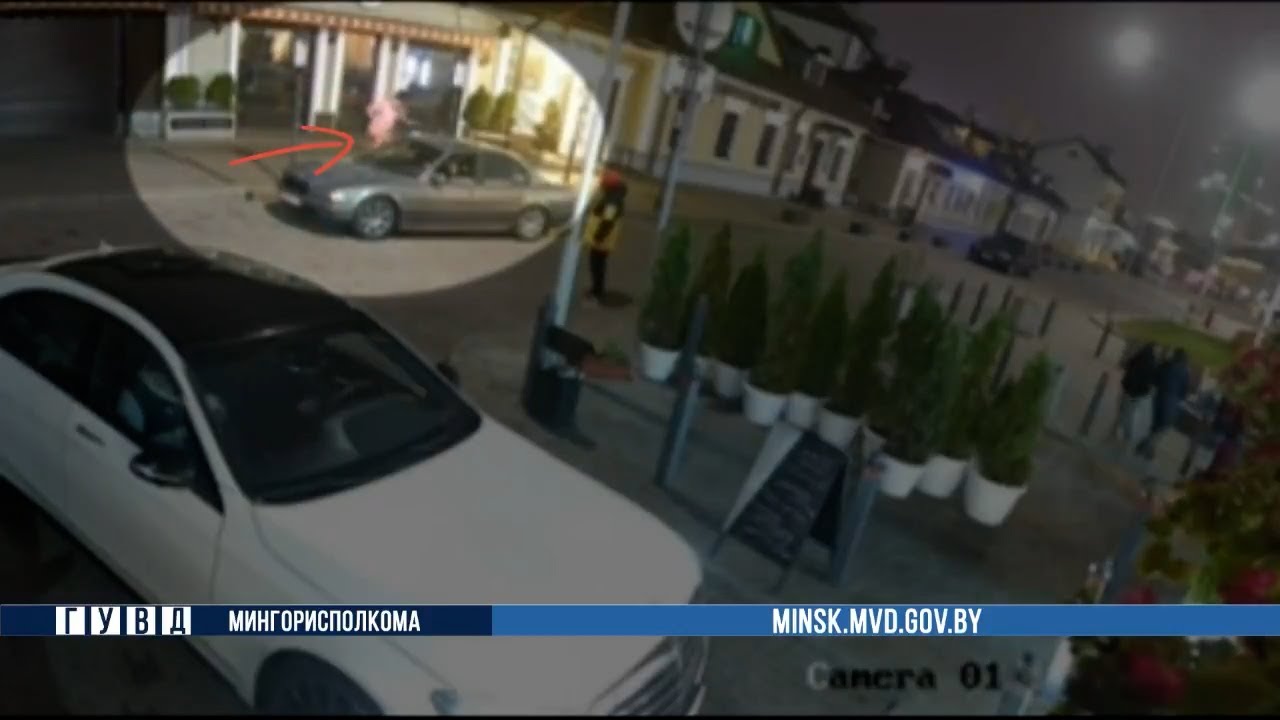 Минчанин повредил дверь такси на ул. Зыбицкой