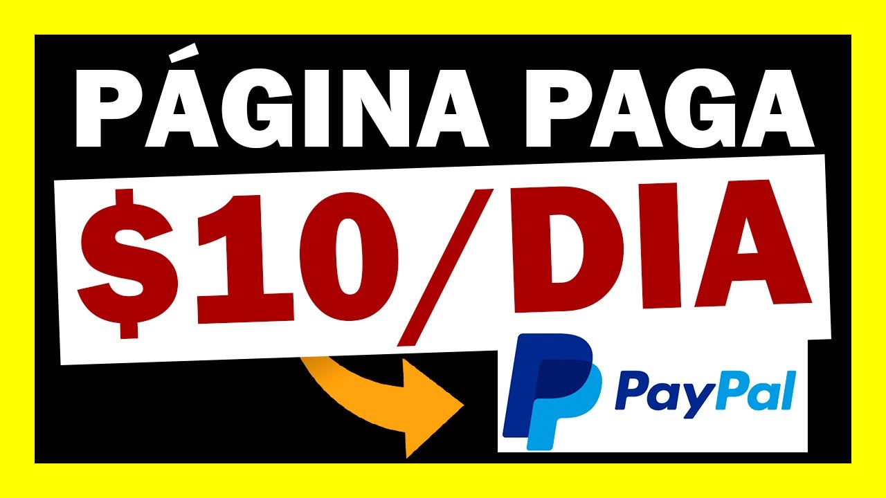 Esta Página PAGA $10.00 Dólares DIARIOS A PAYPAL!! (GRATIS) 🤑 Ganar Dinero Rápido en Internet Paypal