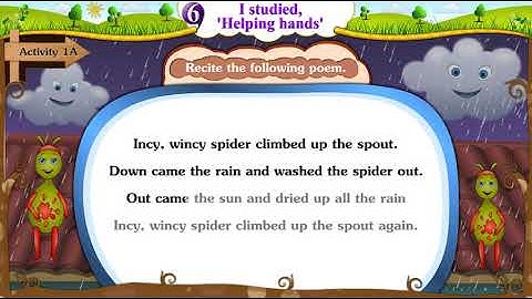 6 I STUDIED HELPING HANDS Activity 2 1 Video