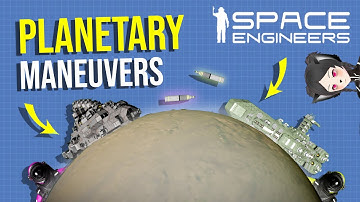 How to Fly a Capital Ship in a Planet Battle, Space Engineers