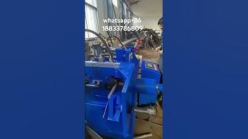 CNC feeding automatic feeding round bar shearing machine, made in China. #factoryproducts #cncmill