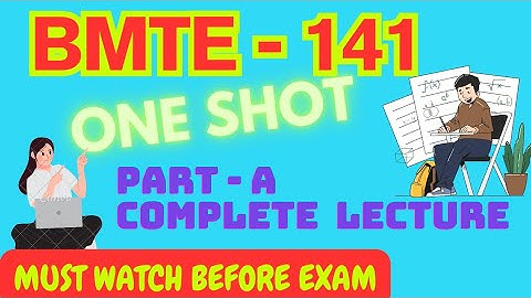 "BMTE 141 IGNOU Linear Algebra | One Shot | Full Syllabus + Questions + Tricks | Pass in 1 Video!"