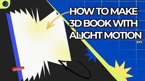 3D Books Tutorial with Alight Motion #19