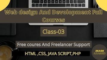 web design tutorial | web design tutorial for beginners | web design and development full course