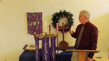 12 13 2020 Advent Candle of Joy