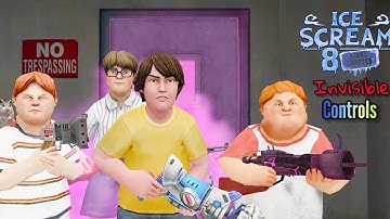 Ice Scream 8 True Ending Full Gameplay with Invisible Controls