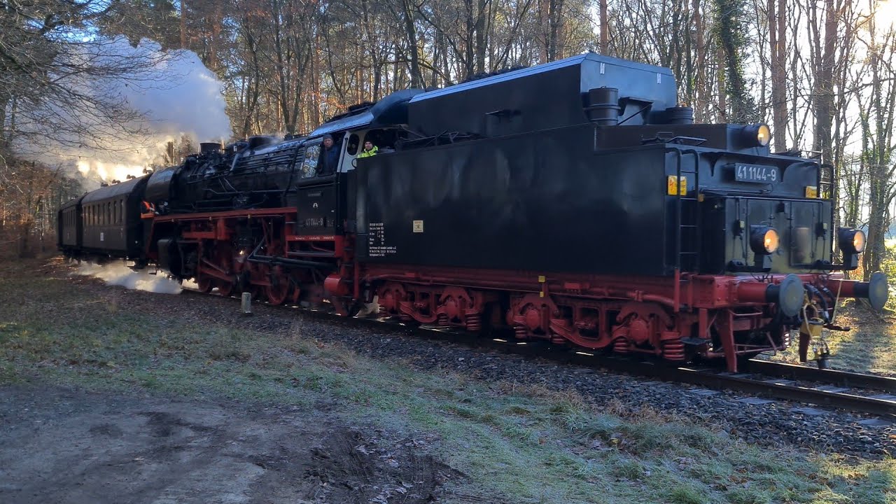 Ein besonderer Gast: 41 1144 mit dem Teuto Express auf der Tecklenburger Nordbahn