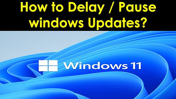 How to Pause Windows Updates? | How to Delay Windows Updates? | Disable Windows Updates