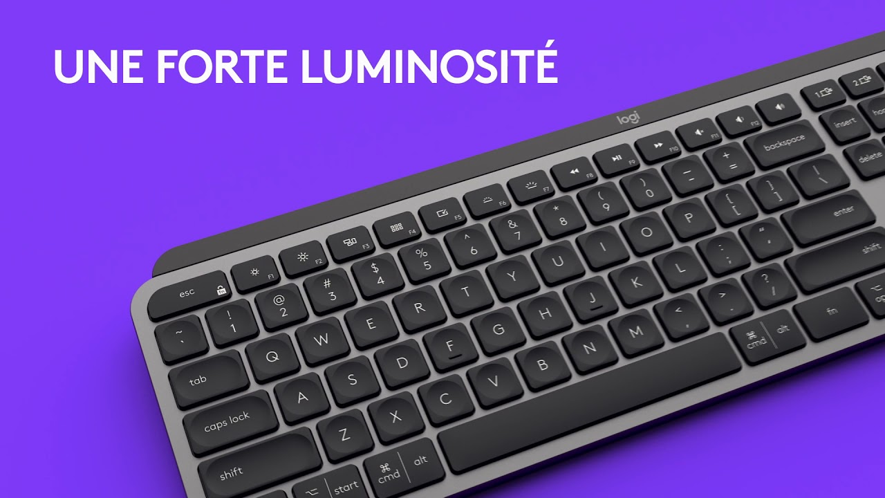 Clavier lumineux sans fil avancé Logitech MX Keys Maroc