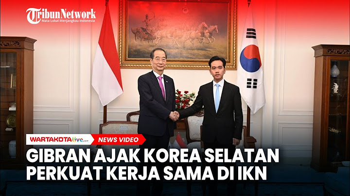 Gibran Ajak Korea Selatan Perkuat Kerja Sama di IKN