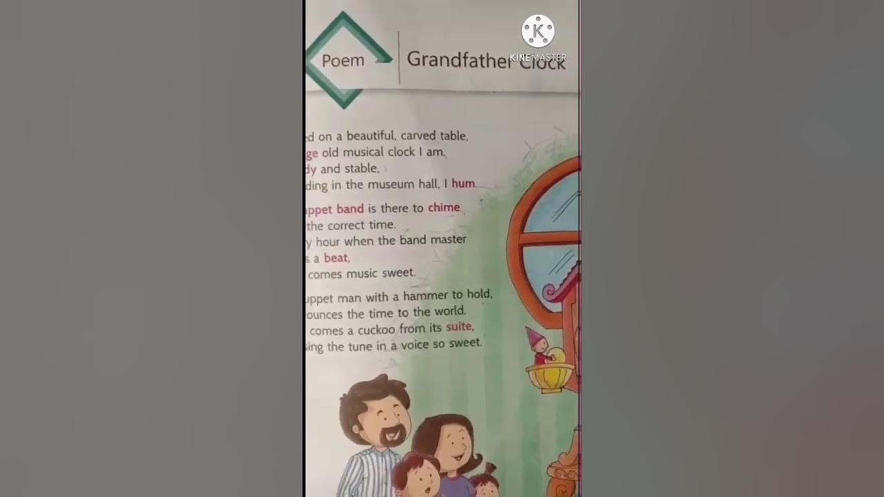 Class4 Poem Grandfather Clock YouTube