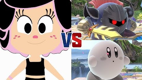 SSBU - Hanazuki (me) vs Fake Meta Knight and Fake Kirby