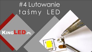 Lutowanie taśmy LED #4 _ Poradnik od KINGLED pl - YouTube