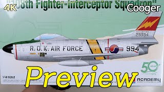 아카데미 1/48 ROKAF F-86D “108th Fighter-Interceptor Squadron” 프리뷰 (Dog Sabre 대한민국 공군 Preview 12337)