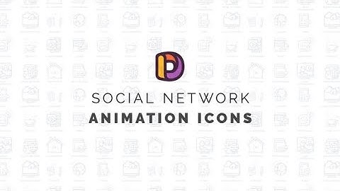 Social Network Animation Icons Download free | After Effects | After Effect tutorials