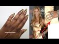 Celebrity Inspired Nails Using Nail Foils