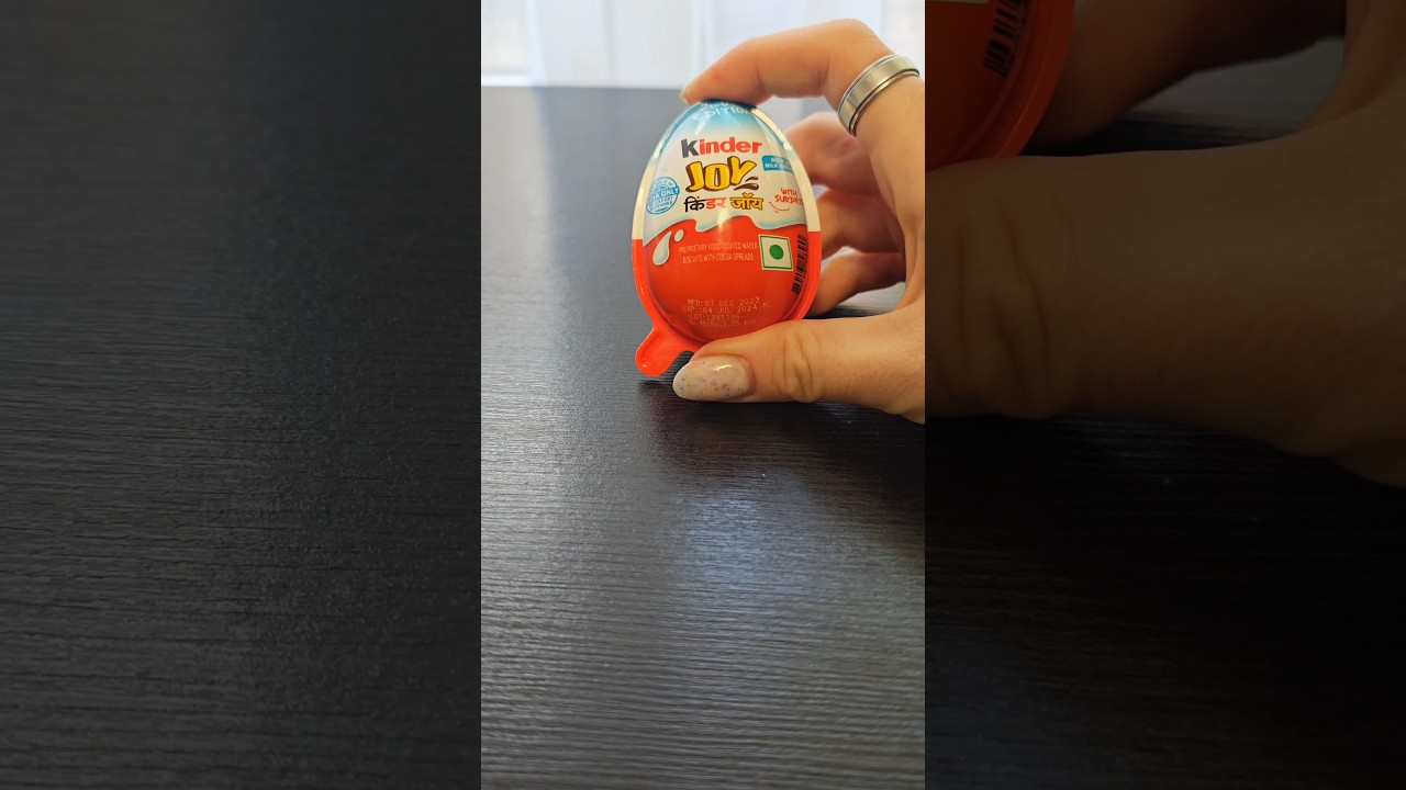 Unpack India Kinder Joy blue edition 