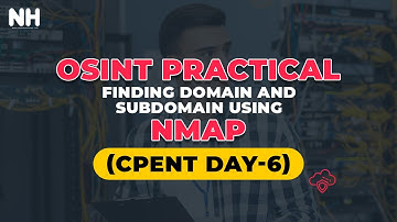 CPENT Day 6: Mastering OSINT - Discover Domains & Subdomains with Nmap #networkershome