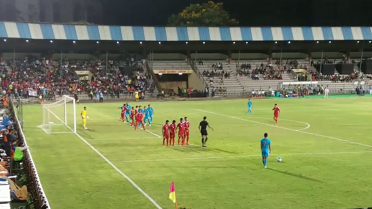 Sandesh jhingan's wonderful goal | INDIA VS NEPAL| Ultimate left footed strike like a pro