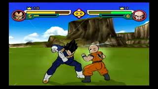 Dragon Ball Z Budokai 2 Original PS2 Version Vegeta Vs Krillin