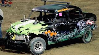 Old Iron Full Size V8 Motor Swap Last Chance Qualifier Buried Alive 6 Deadman Demolition Derby 2025