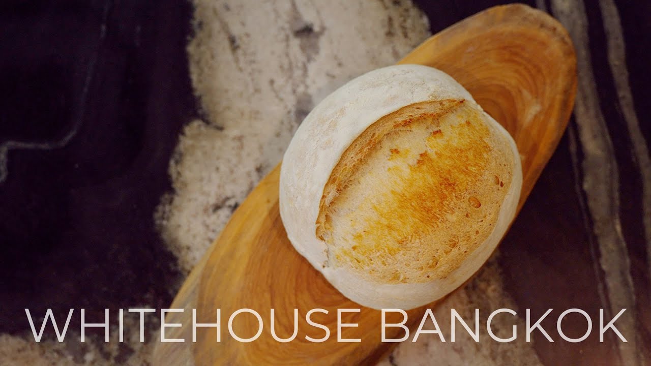 Handmade bread at The White House Bangkok.