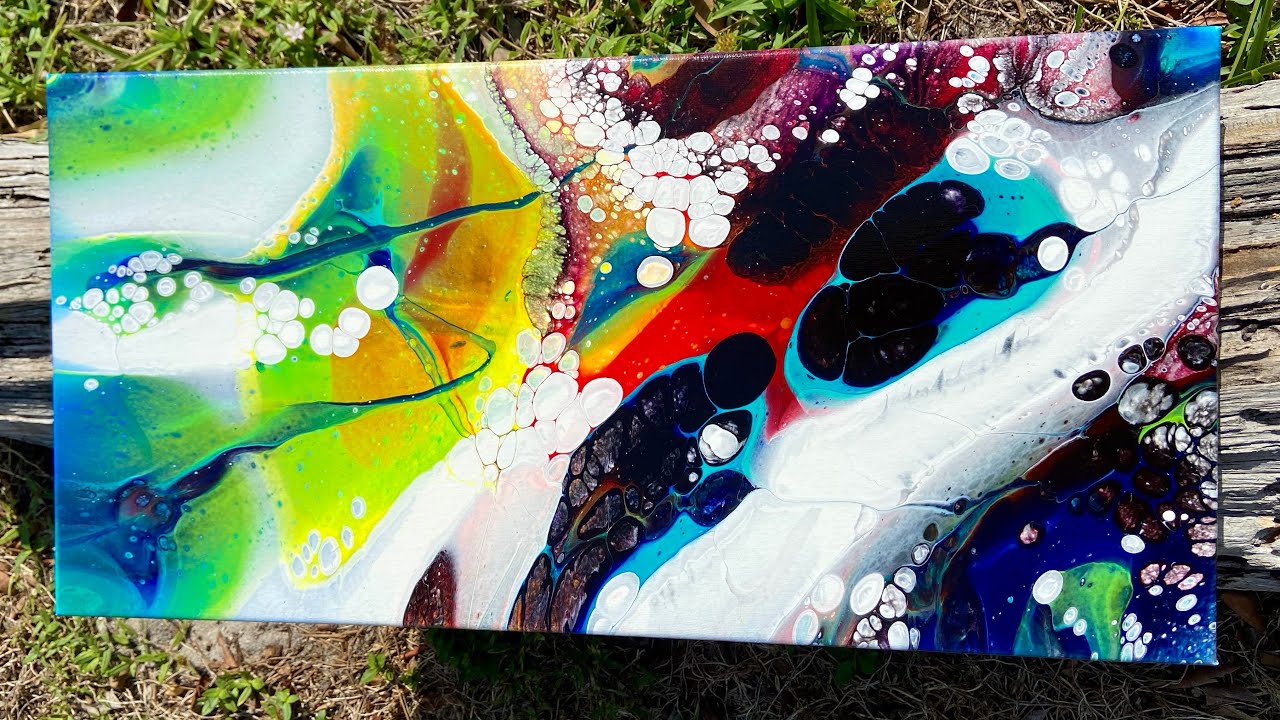 COLOR FLOP CUP! Acrylic pouring technique, keep your colors bright ...