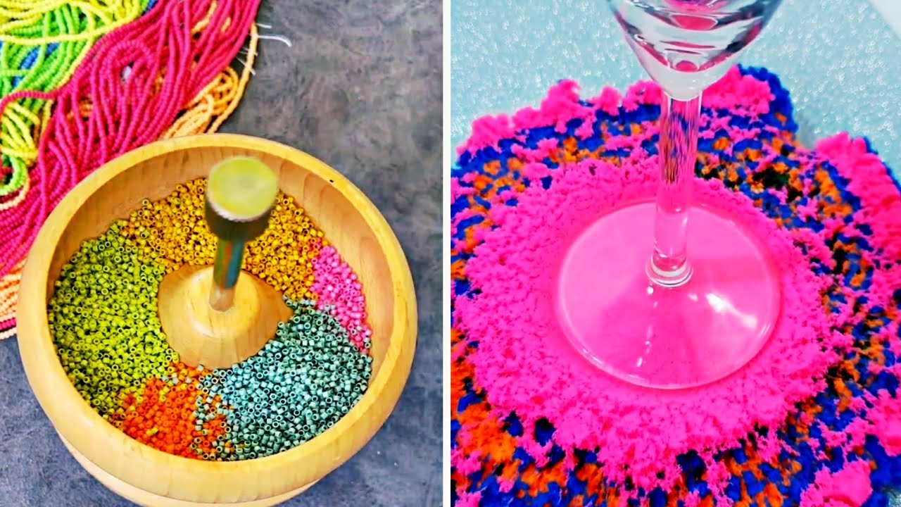 Oddly satisfying video with relaxing & calm Deep sleep music for stress ...