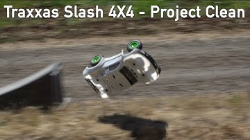 Traxxas Slash 4x4 Protection & R/C Barrel Roll - Dusty Motors, Scorched Parts, Proline Bash Armor