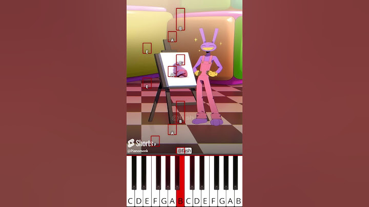 Pomni x Jax - Self Portrait Challenge! (@fash) Digital Circus Animation - Octave Piano Tutorial
