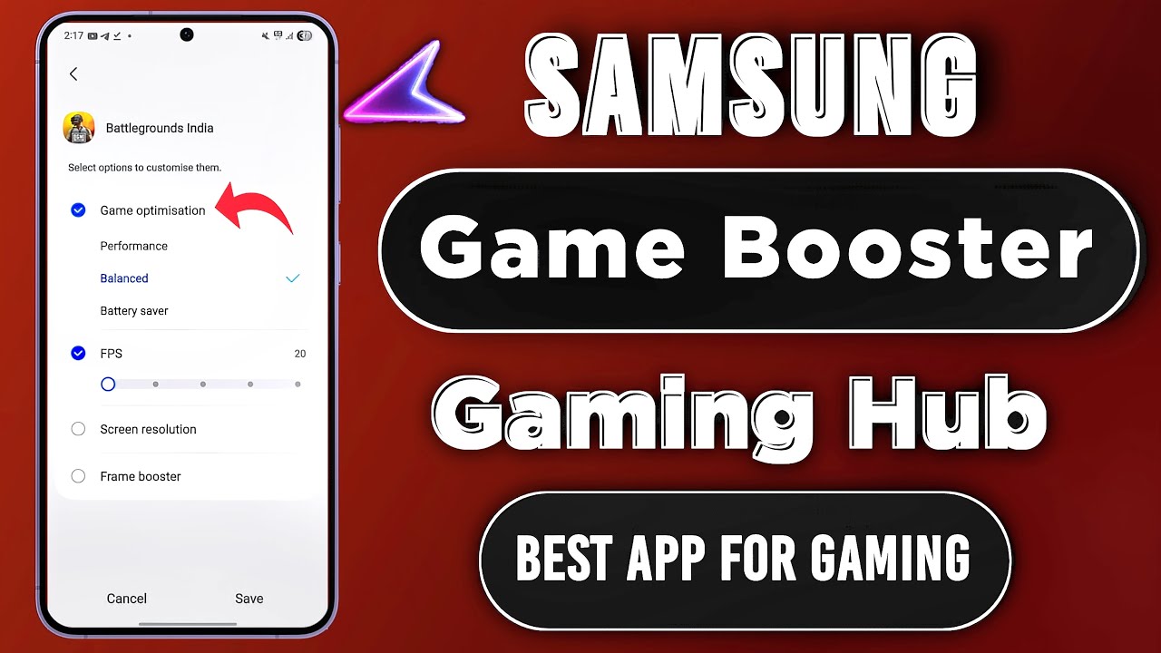 Samsung High Performance Settings For Game | Gaming Hub Samsung