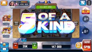 Huuuge Casino/God of Sky slot/Tremendous 5 of a Kinds!⚡️ screenshot 1