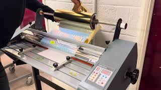 Matrix SH650 A1 Hot-Chrome-Roller Foiler & Laminator