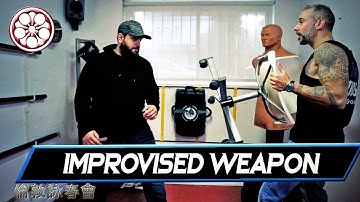 How to Use IMPROVISED WEAPONS Against a Knife | Nick Drossos