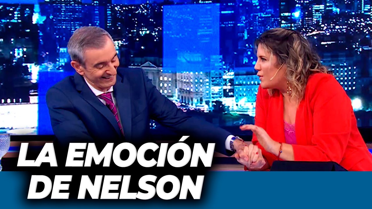 ¡BIENVENIDO! La emoción de Nelson Castro en Telenoche tras volver de la guerra en Israel