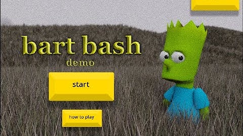 Bart Bash Gameplay Demo